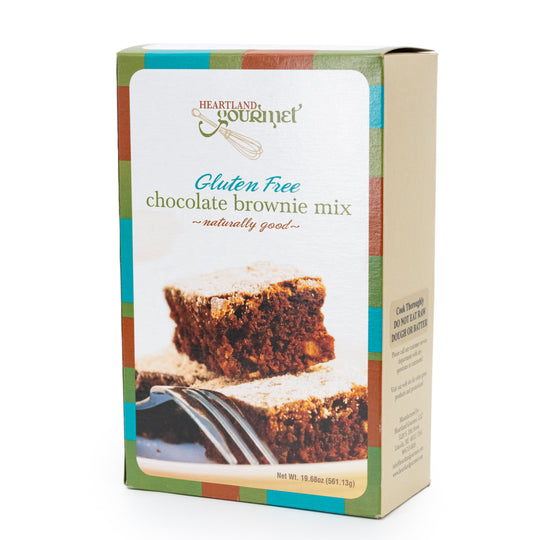 Gluten Free Chocolate Brownie Mix | Gluten Free Dessert | Chocolatey Goodness | Heartland Gourmet