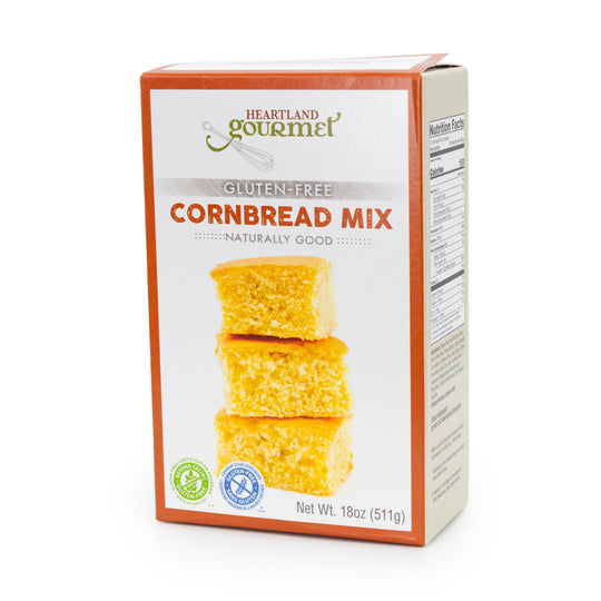 Gluten Free Cornbread Mix | Sweet Corn Flavor | Moist Cornbread | Makes Loaf or Muffins | Certified Gluten Free Facility | 2015