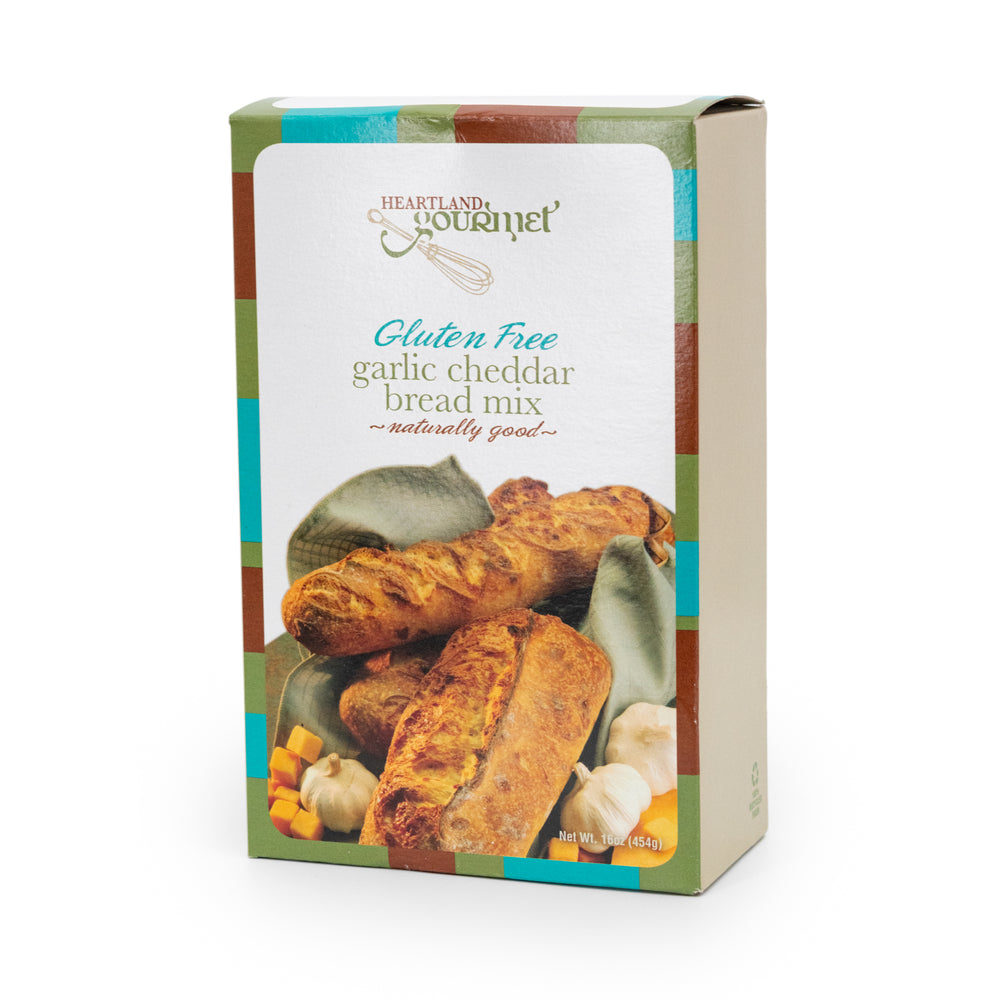 Heartland Gourmet Gluten Free Garlic Cheddar Bread Mix