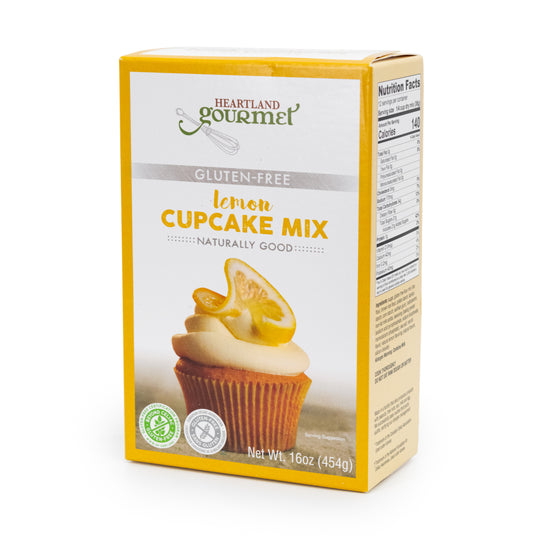 Gluten Free Lemon Cupcake Mix | Decadent and Rich | Certified Gluten Free Ingredients | 2016