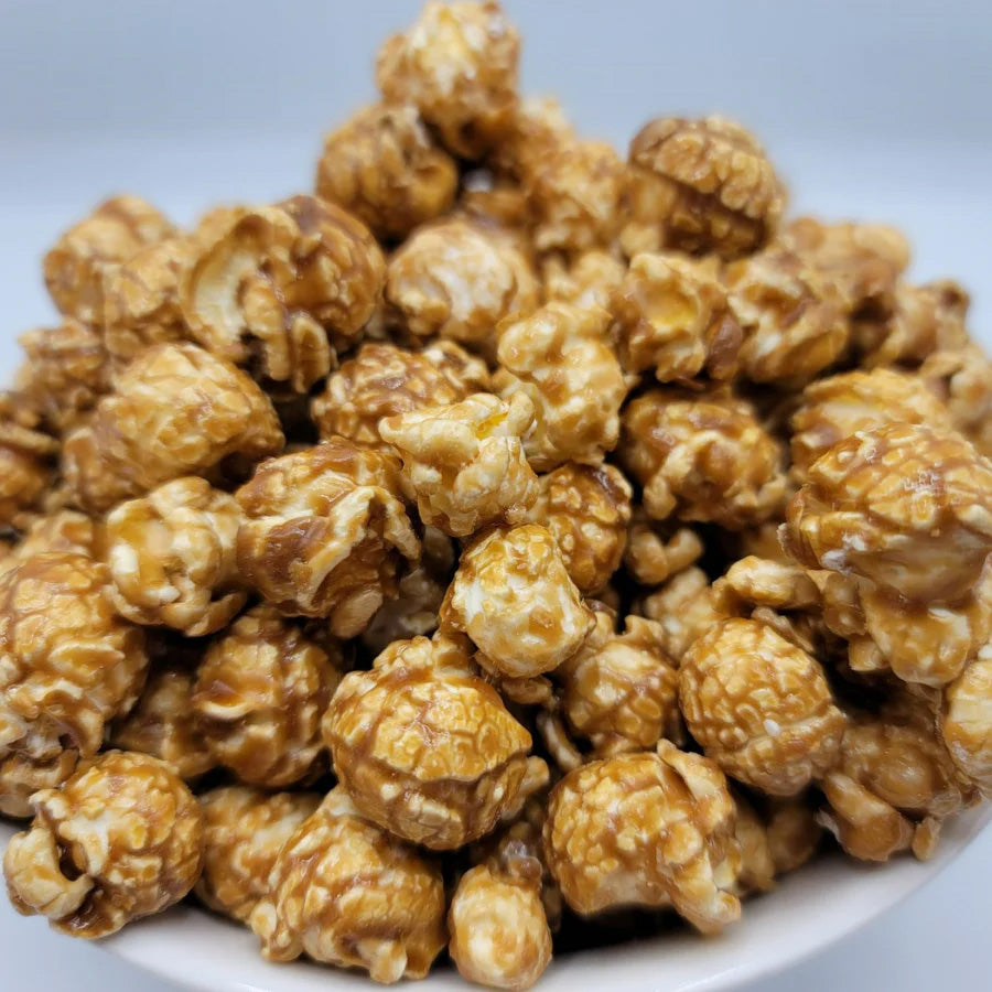 Close up of Caramel Popcorn