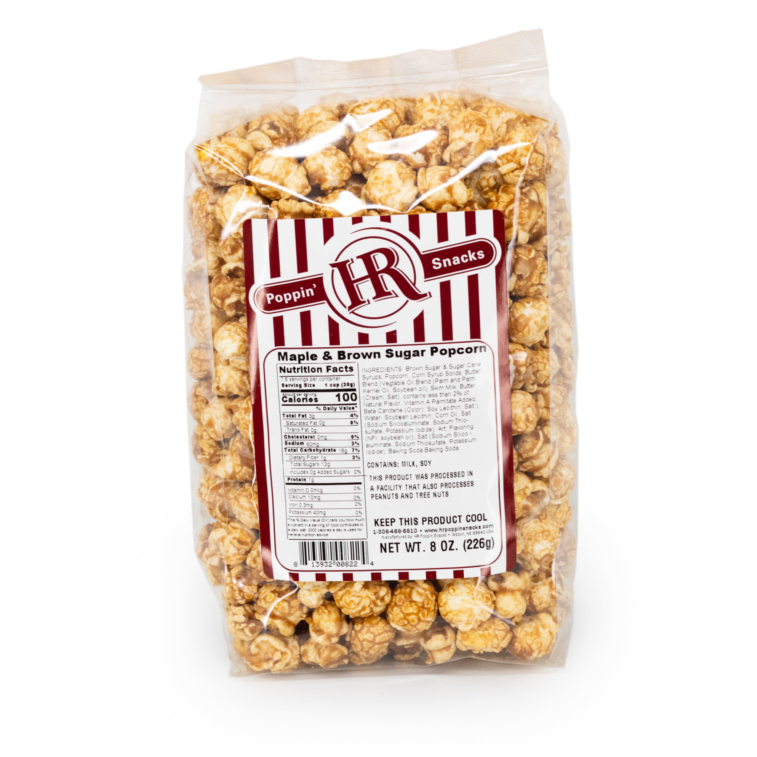 Maple & Brown Sugar Popcorn | 6.3 oz | HR Poppin' Snacks