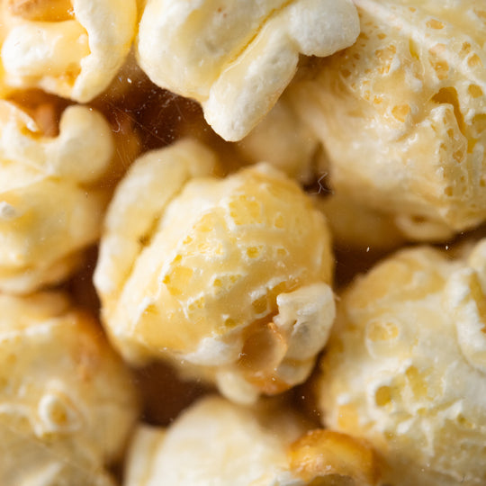 Close up of Butter Rum Popcorn 