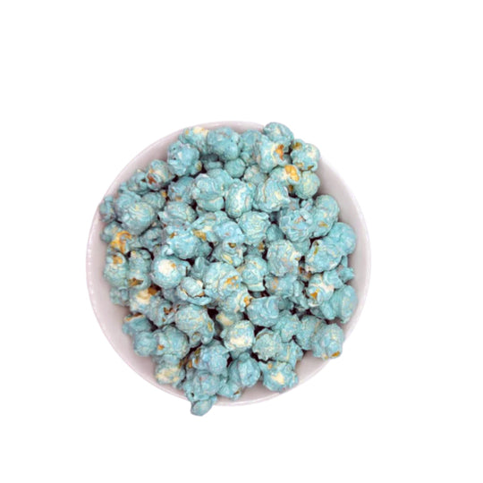 It's A Boy Blue Popcorn | Jumbo Bag | 84 Servings | Marshmallow Flavored | Blue Colored Popcorn | Made in Gibbon, NE | HR Poppin' Snacks