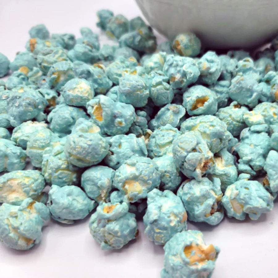 It's A Boy Blue Popcorn | Jumbo Bag | 84 Servings | Marshmallow Flavored | Blue Colored Popcorn | Made in Gibbon, NE | HR Poppin' Snacks