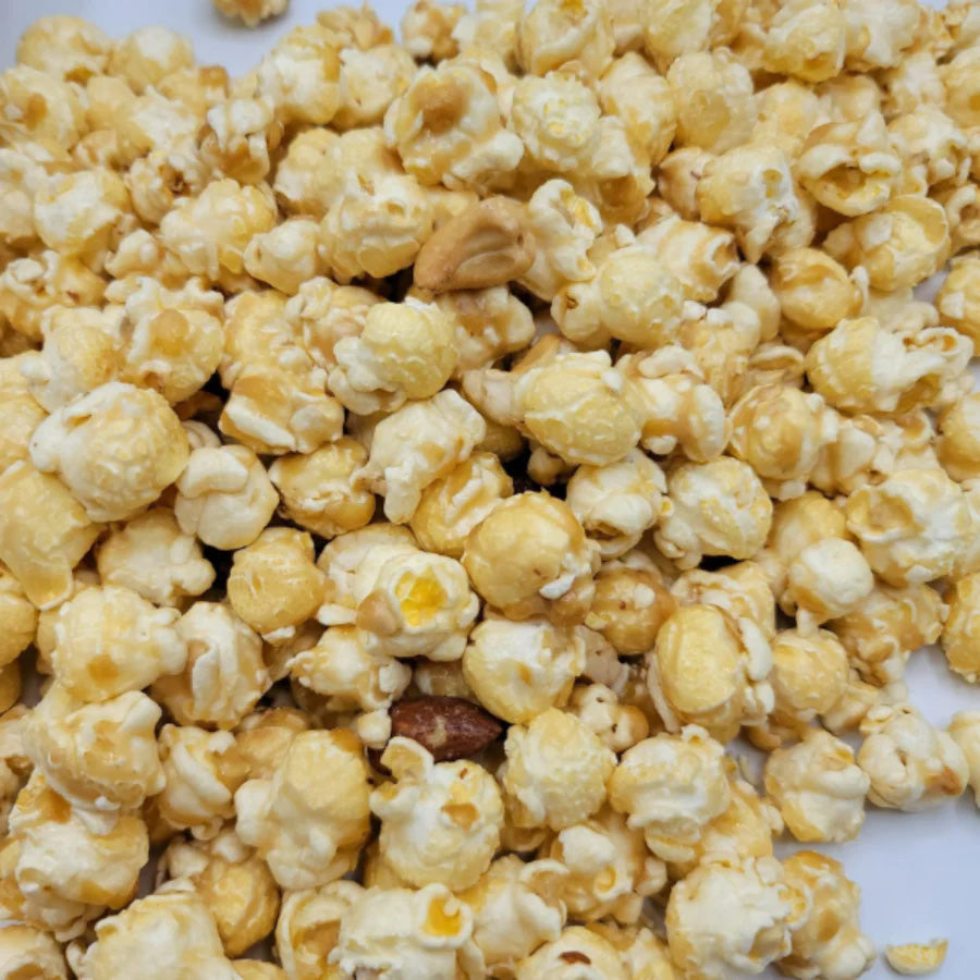 Cashew Almond Toffee Popcorn