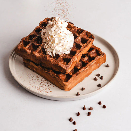 SALE CLOSE DATED | Chocolate Espresso Waffle Mix | Pack of 2 | 13.5 oz | Heavenly Waffles