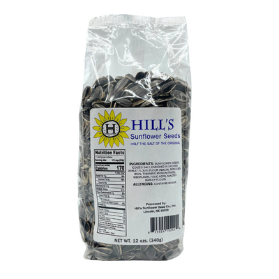 Front image of Hill's Sunflower Seeds Half Salt Bag