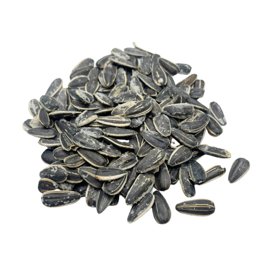 Pile of Half Salt Sunflower Seeds.