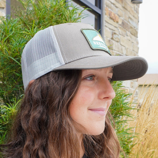 Good Life Trucker Hat | Chimney Rock | One Size Fits Most | Nebraska State Historical Society