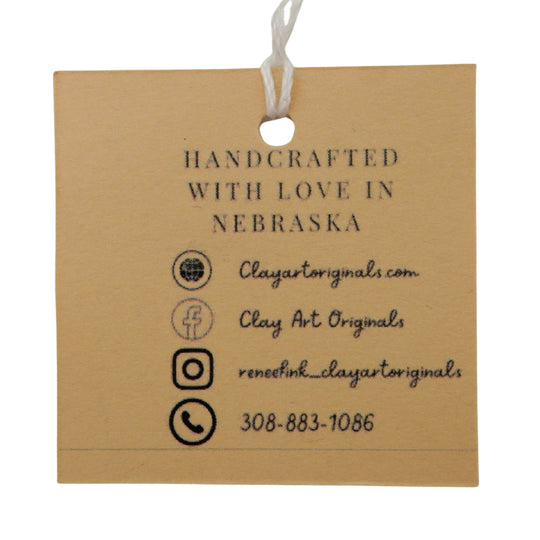 Santa Claus Gnome | Home Decor | Clay Art Originals