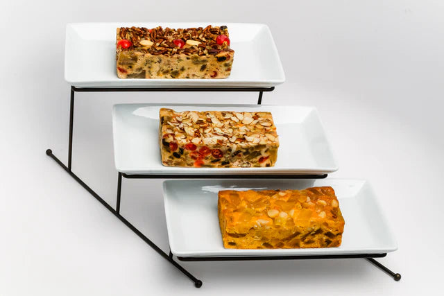 Heavenly Trio Fruit Cake | Three 1 lb. Cakes | Triple the Flavor | Amaretto Fruitcake, Grandma's Fruitcake, & Pineapple Macadamia Nut Cake | Beatrice Bakery