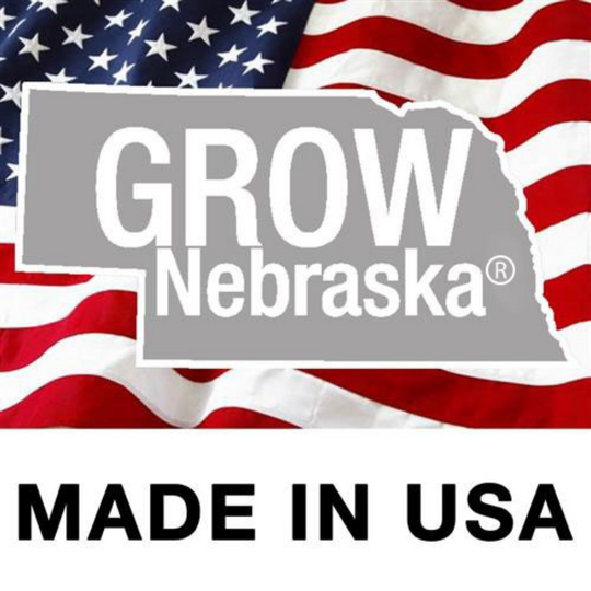 GROW Nebraska Made In USA Label 