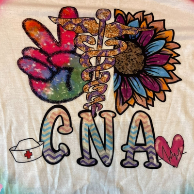 Bleach Dyed T-shirt | CNA Design | Multi Color | Dri-Fit Material