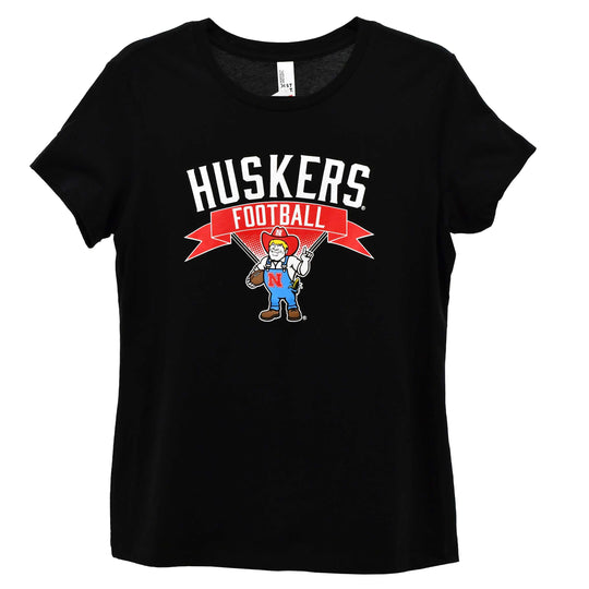 SALE | Herbie Husker Women's T-Shirt | Black | Multiple Sizes | Lou's Sporting Goods | 25N13DM104L