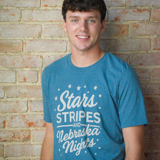 Nebraska Nights T-Shirt | Multiple Sizes | The Hex + The Hive