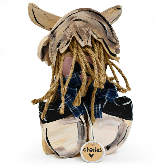 West Highland Cow Decoration | 5.5 X 7 | Rustic Wood Decoration | Multiple Designs | The Painted Attic