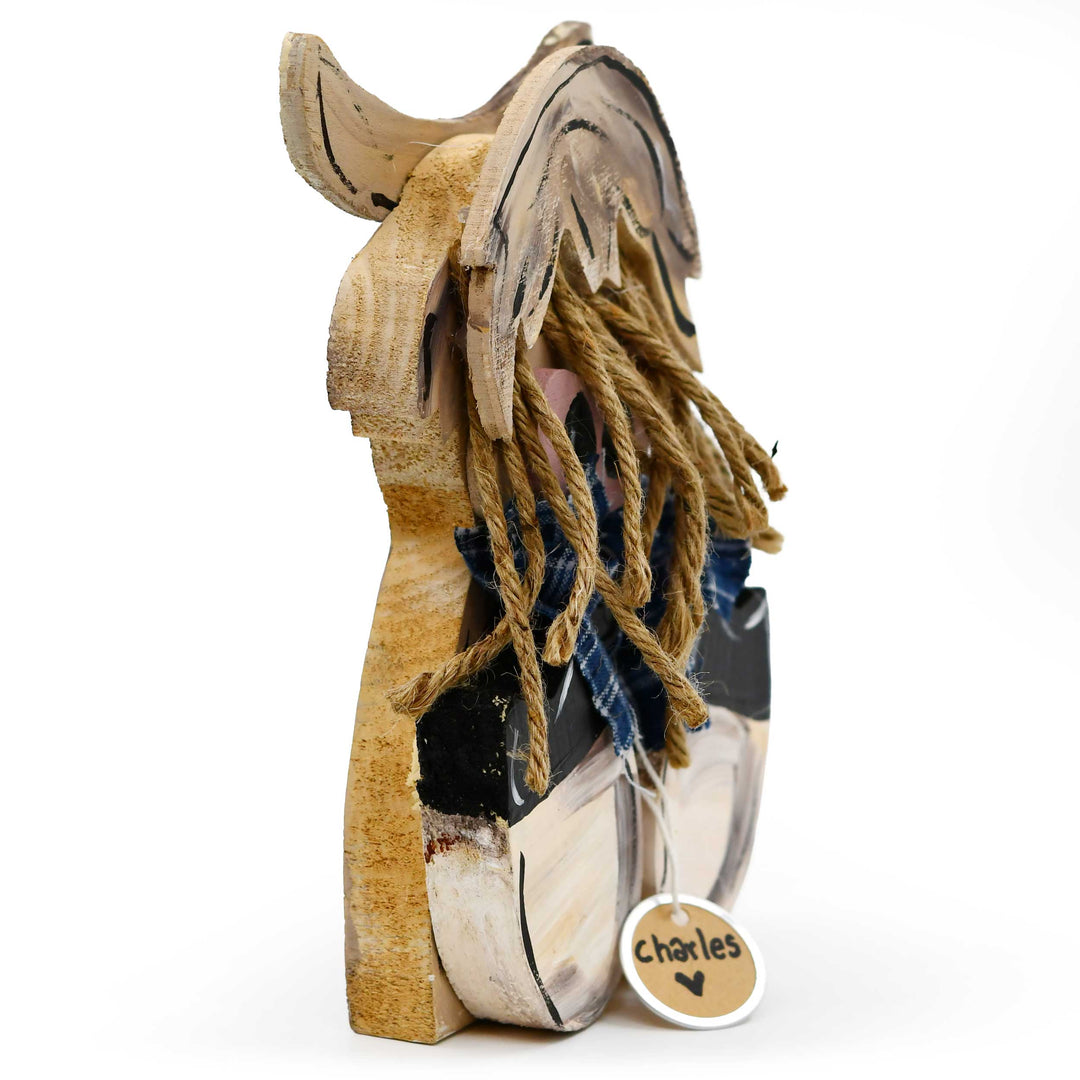 West Highland Cow Decoration | 5.5 X 7 | Rustic Wood Decoration | Multiple Designs | The Painted Attic