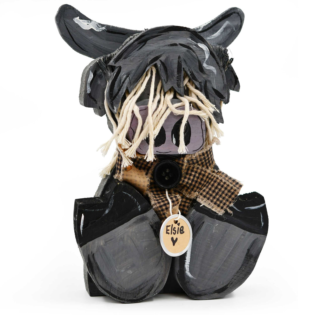 West Highland Cow Decoration | 5.5 X 7 | Rustic Wood Decoration | Multiple Designs | The Painted Attic