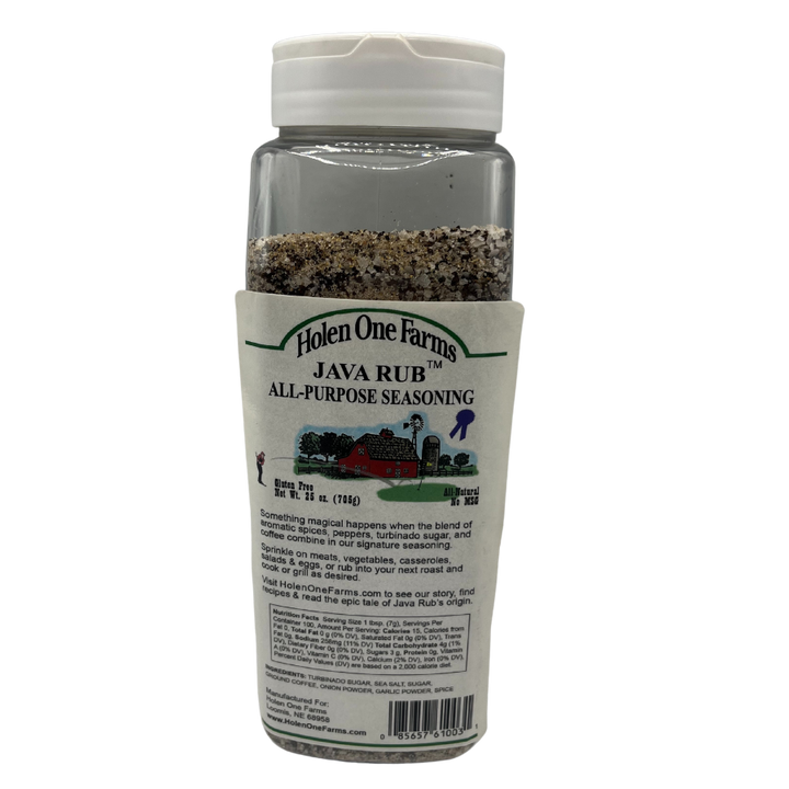 Java Rub and Seasoning | All Purpose Rub | No MSG | Bold Flavor | Grilling & Cooking | Nebraska Spice | 25 oz. Bottle | Pack of 3 | Shipping Included