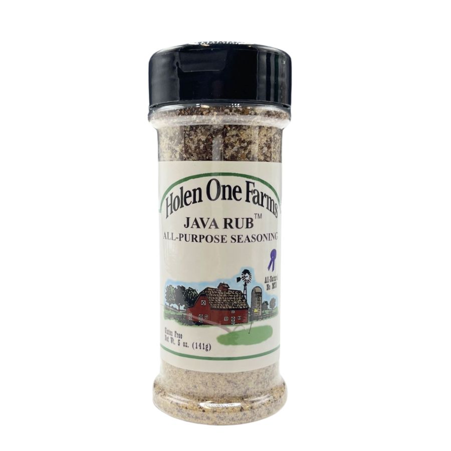 Java Rub and Seasoning | Pack of 3 | 5 oz. Bottle | Rib and Roast Rub | Bold Flavor | Nebraska Seasoning | No MSG | Sea Salt | Perfect for Grilling and Cooking