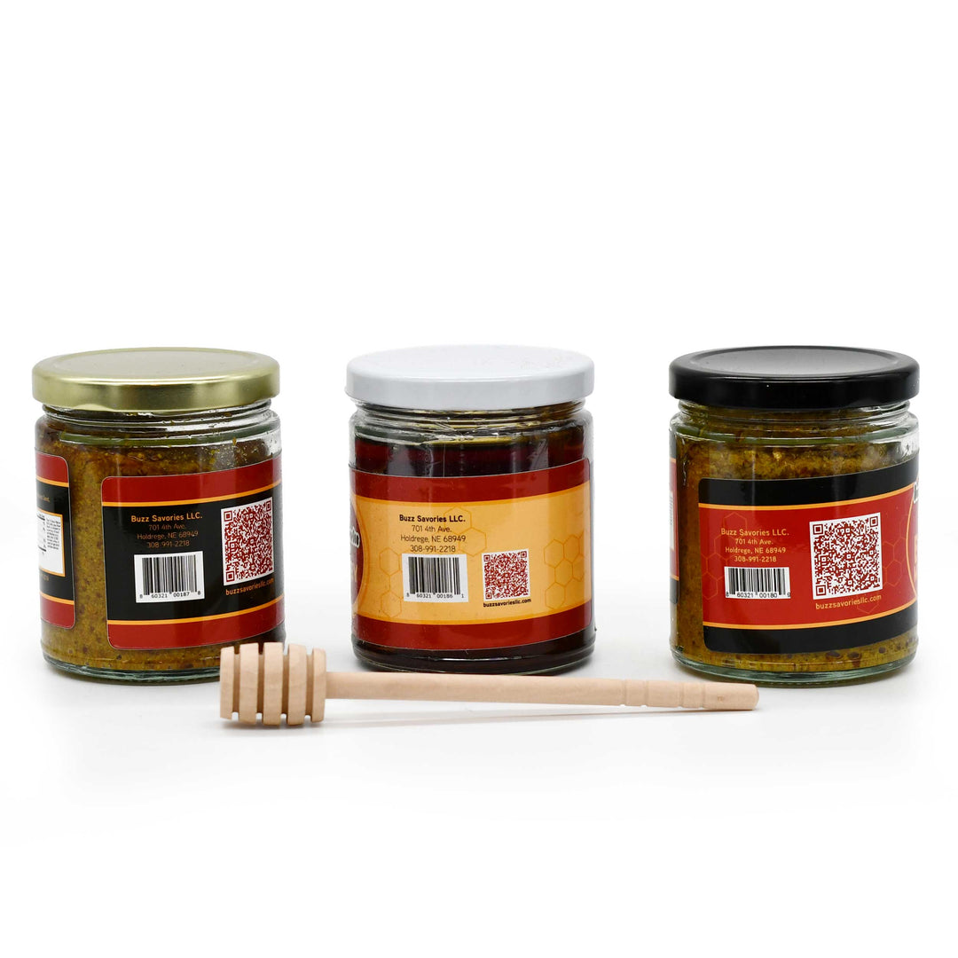 Honey Mustard & Honey Bundle | 9 oz | Buzz Savories, LLC