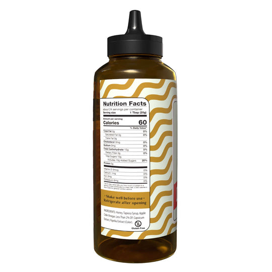 Hot Honey Drizzler | 16.8 oz | Urban Slicer Pizza Worx