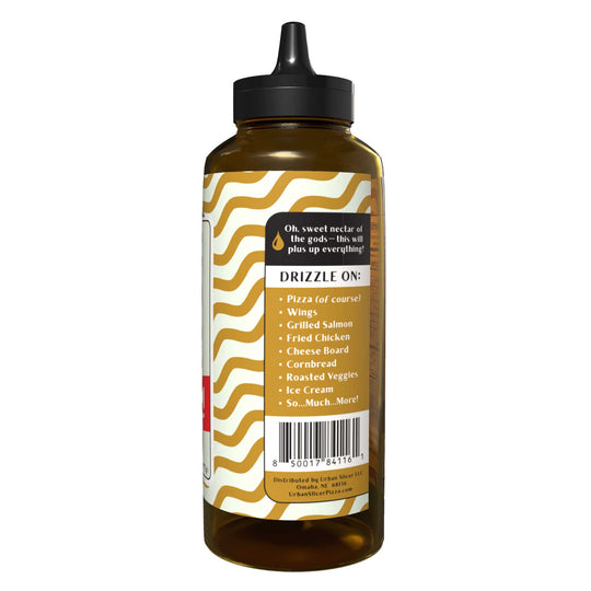 Hot Honey Drizzler | 16.8 oz | Urban Slicer Pizza Worx