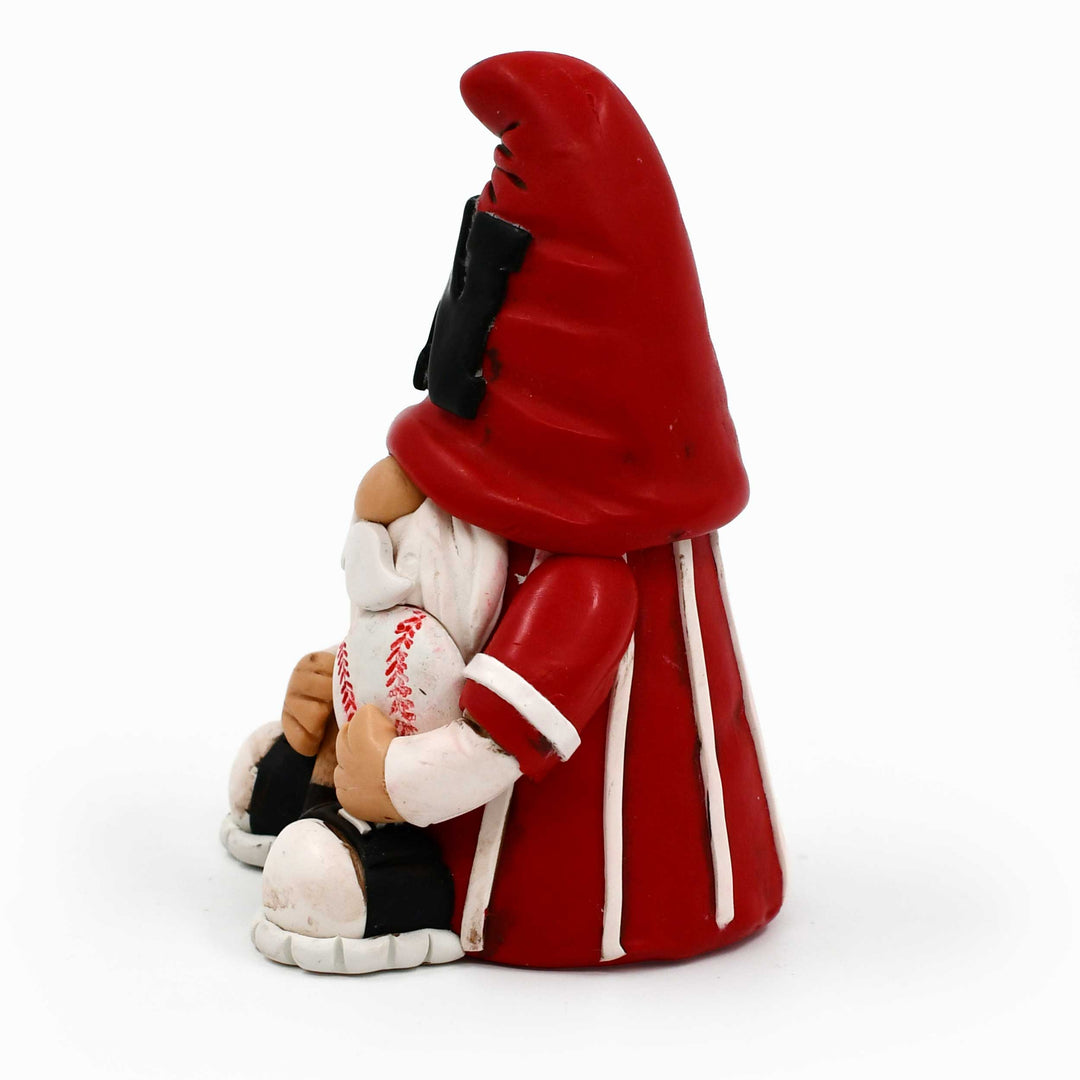 Husker Baseball Gnome Figurine | Clay Art Originals
