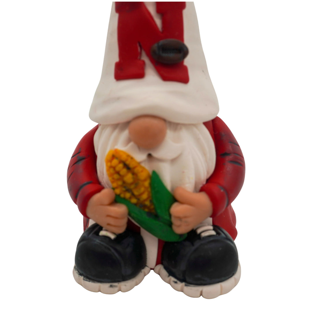 Nebraska Cornhusker Gnome | Home Decor | Clay Art Originals