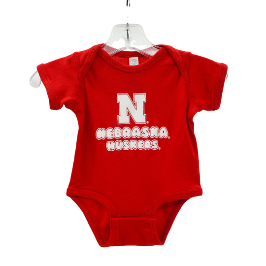Nebraska Huskers N Onesie | Red | Multiple Sizes | Lou's Sporting Goods | 25N5IC