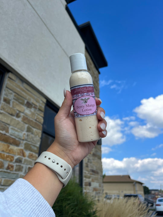 Berry Mango Lotion | Multiple Sizes | Victorian Lotion | Skin Firming Lotion | Fresh, Fruity Blend Of Mango, Pear, & Berries | Slight Musk Undertone | Moisturizing | Sheep Milk Lotion | Hand and Body Lotion