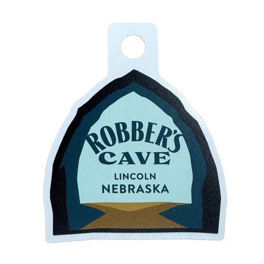 Robber's Cave Sticker | 3.5 x 3.5 | Robber's Cave