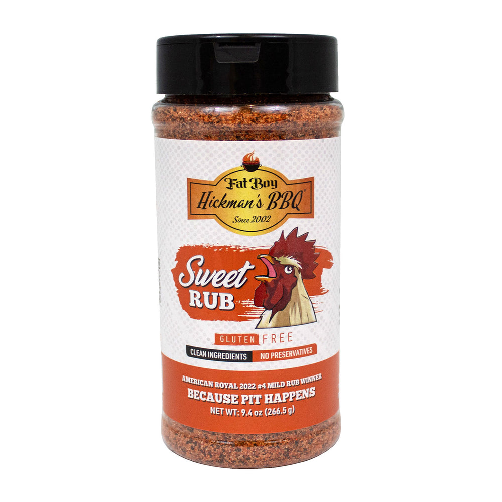 Sweet Natural BBQ Rub | Pack of 3 | 9.4 oz. Bottle | Gluten Free | Clean Ingredients | 2022 Winner 4th place at the American Royal Best Rub on the Planet