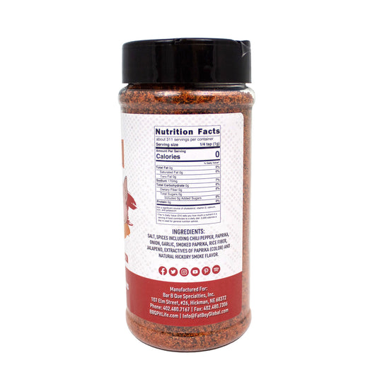 Premium All Purpose BBQ Rub | 11 oz. Bottle | All Natural Rub | Gluten Free | No MSG | Keto Friendly