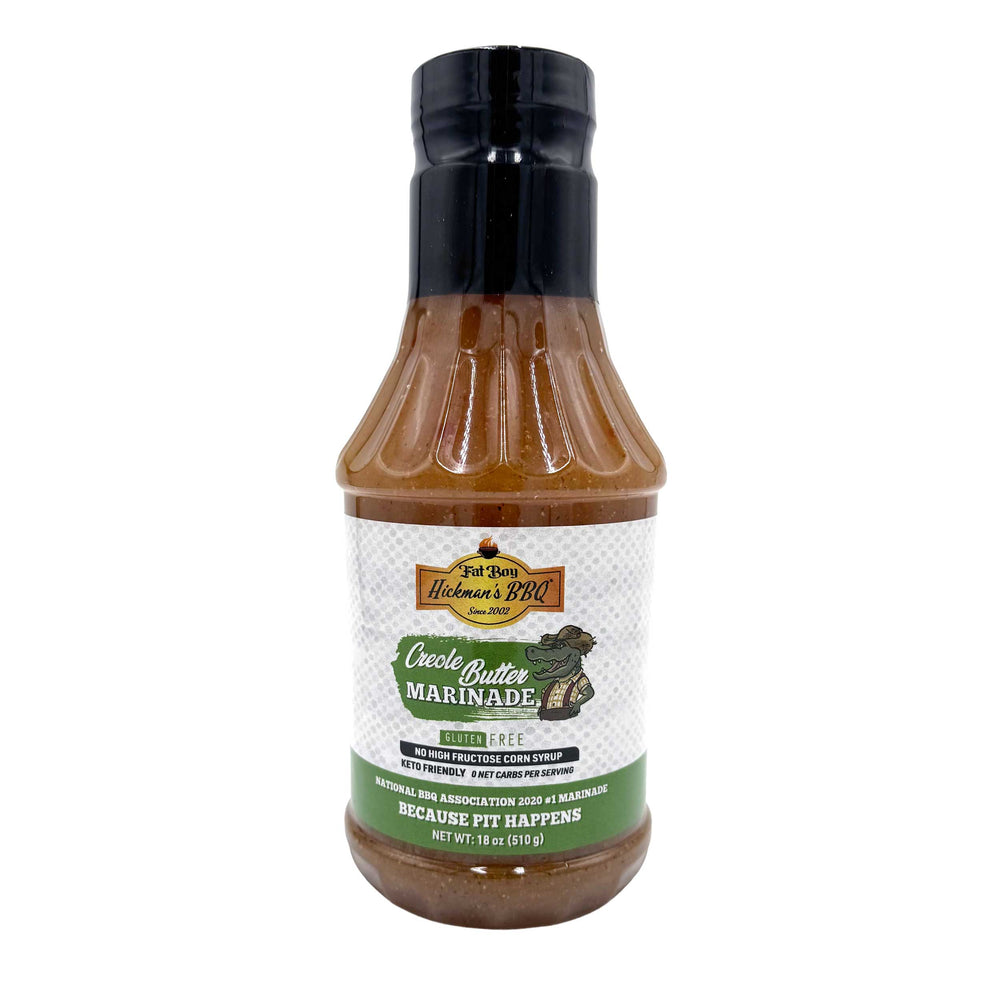 Creole Butter Injection & Marinade 18 oz | Pack of 2 | Gluten Free | Hickman's Fat Boy BBQ