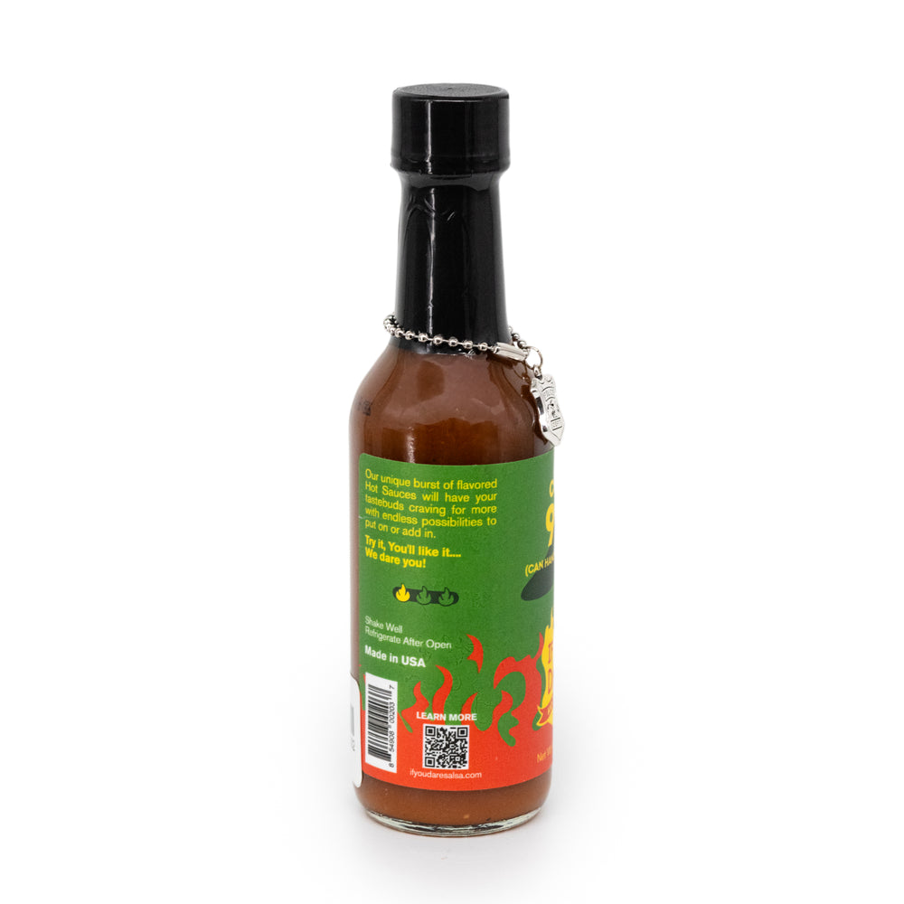 Hot Sauce | Code 910 | Can Handle This Detail | 5.5 oz. | Medium Heat | Try On Pizza, Hamburgers, Tacos, And So Much More | Nebraska-Made Hot Sauce | Blended With Simple Ingredients | Add A Kick of Heat To Anything And Everything