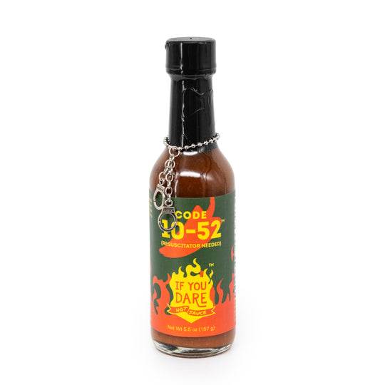 Code 10-52 Hot Sauce | 5.5 oz | Extreme Heat Level | If You Dare Foods