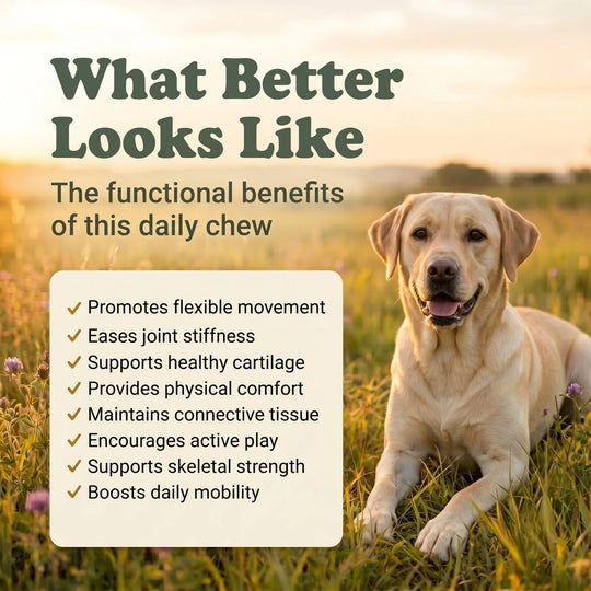 Hip & Joint Support Soft Chews for Dogs | Pack of 3 | 60 Chews - 6.35 oz | LivHerbals, Inc.