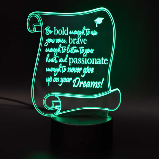 Inspirational LED Lighted Plaque | Multiple Sayings | Glowing Creation