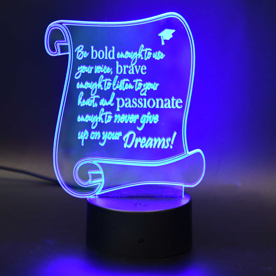 Inspirational LED Lighted Plaque | Multiple Sayings | Glowing Creation