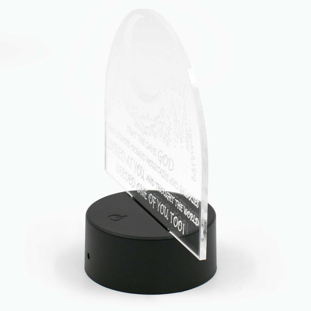 Inspirational LED Lighted Plaque | Multiple Sayings | Glowing Creation