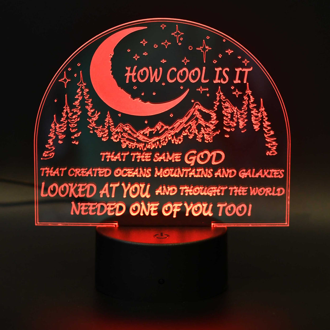 Inspirational LED Lighted Plaque | Multiple Sayings | Glowing Creation