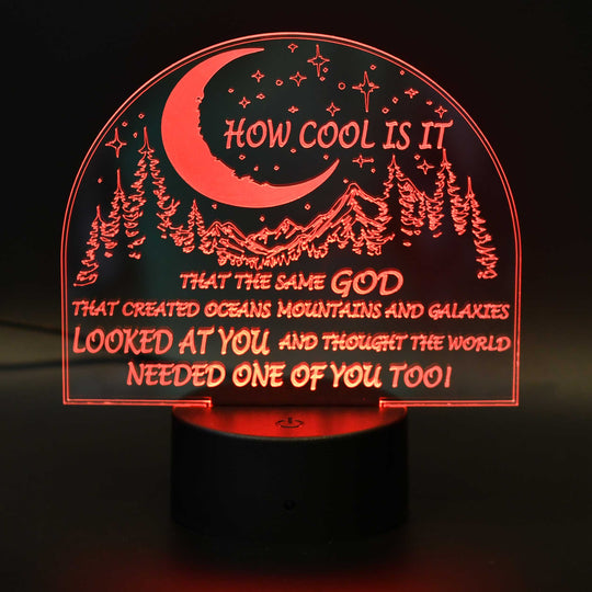 Inspirational LED Lighted Plaque | Multiple Sayings | Glowing Creation