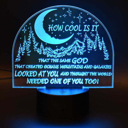 Inspirational LED Lighted Plaque | Multiple Sayings | Glowing Creation