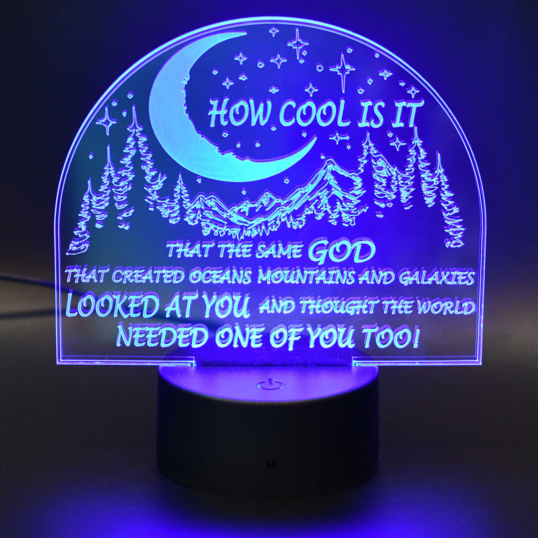 Inspirational LED Lighted Plaque | Multiple Sayings | Glowing Creation