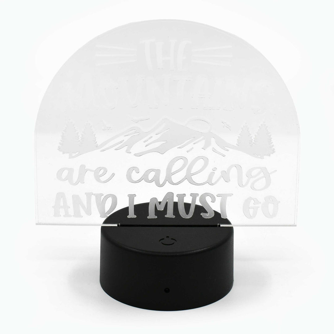 Inspirational LED Lighted Plaque | Multiple Sayings | Glowing Creation