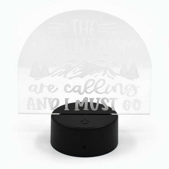 Inspirational LED Lighted Plaque | Multiple Sayings | Glowing Creation