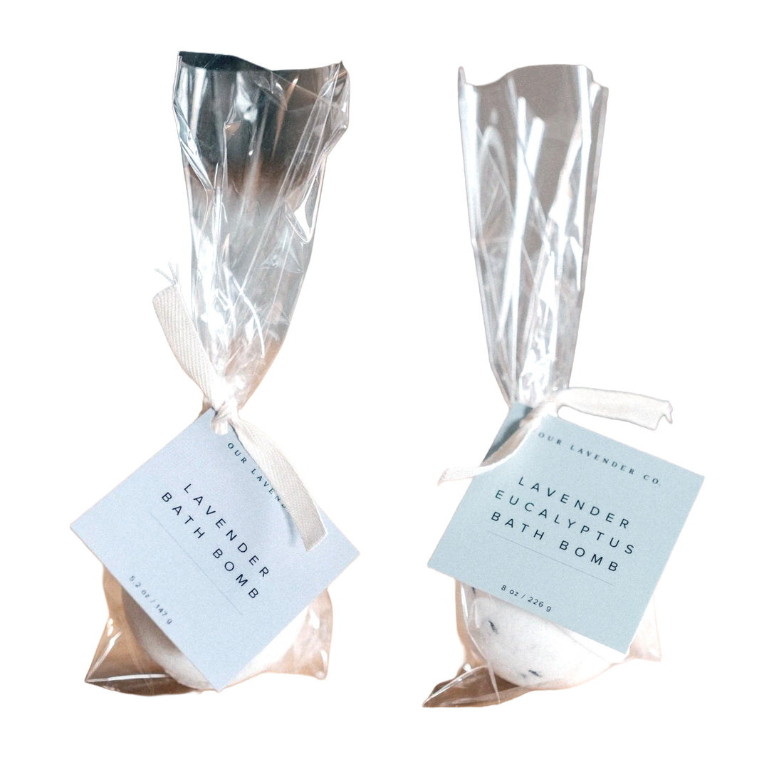 Our Lavender Co Lavender and Lavender Eucalyptus Bath Bombs