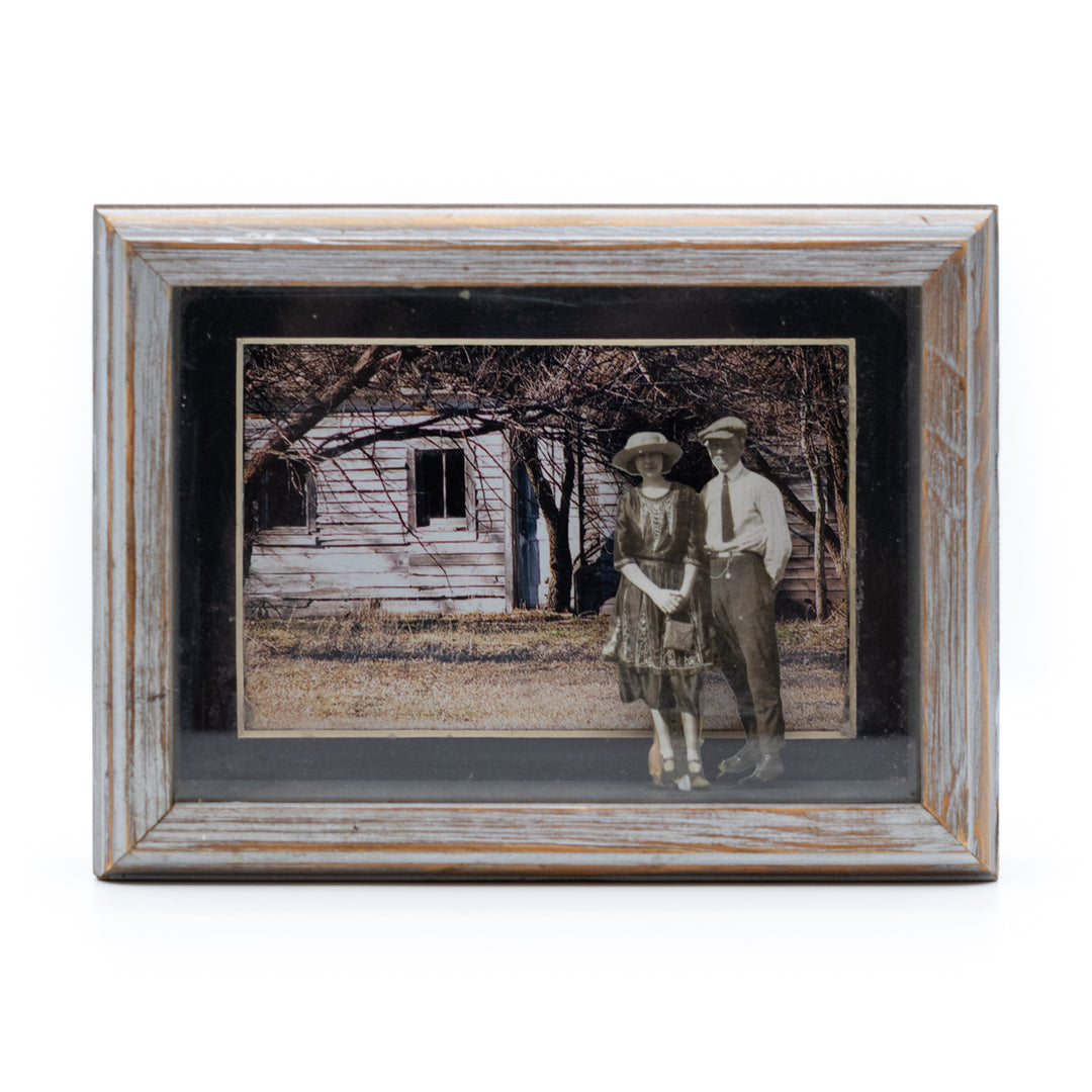 Old Time Couple Shadow Box